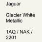 Preview: Jaguar, Glacier White Metallic, 1AQ / NAK / 2201.